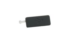Genuine Sony LT26i Xperia S Black USB Charging Port Cover - 1248-2368