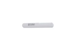 Genuine Samsung T535 LTE Galaxy TAB 4 10.1 White Sim Card Cover / Cap - GH63-06177B
