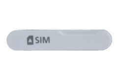 Genuine Samsung Galaxy Tab A 10.1" 2016 LTE SM-T585 White Sim Card Cover / Cap - GH63-12809B
