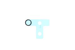 Genuine Samsung Galaxy A20e SM-A202 VT Camera Adhesive - GH02-18679A
