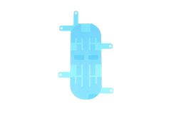 Official Samsung Galaxy Z Fold 2 5G SM-F916 Sub Battery Adhesive - GH02-21208A
