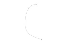 Official Samsung Galaxy A53 5G SM-A536B 128.5mm White Coaxial Cable - GH39-02130A
