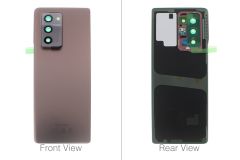 Official Samsung Galaxy Z Fold 2 5G SM-F916 Bronze Rear / Battery Cover - GH82-27284B