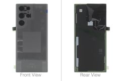 Official Samsung Galaxy S22 Ultra 5G SM-S908 Graphite Rear / Battery Cover - GH82-27457E