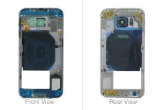 Genuine Samsung Galaxy S6 G920F Black Middle Cover With Keys - GH96-08583A