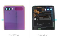 Official Samsung Galaxy Z Flip SM-F700 Purple Top LCD Screen Assembly - GH96-13380B