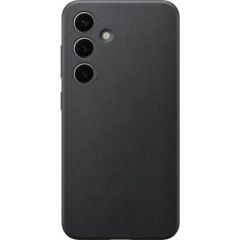 Official Samsung Galaxy S24 Vegan Black Leather Case - GP-FPS921HCABW