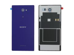 Genuine Sony D2303, D2305, D2306 Xperia M2 Purple Battery Cover & NFC - 78P7110003N
