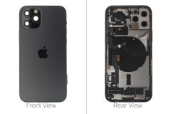 USA SPEC - Official Apple iPhone 12 Pro Graphite Battery Cover (OEM Pulled) 