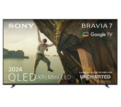 SONY BRAVIA 7 75" Smart 4K Ultra HD HDR QLED Mini LED TV with Google TV & Assistant