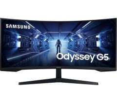SAMSUNG Odyssey G5 LC34G55TWWPXXU Wide Quad HD 34" Curved VA LCD Gaming Monitor - Black - LC34G55TWWPXXU