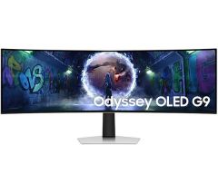 SAMSUNG Odyssey G9 LS49DG934SUXXU Dual Quad HD 49" Curved OLED Gaming Monitor - Silver - LS49DG934SUXXU