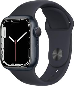 APPLE Watch Series 7 - Midnight Aluminium with Midnight Sports Band, 41 mm - B-Grade