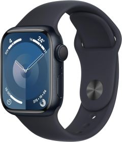 APPLE Watch Series 9 - 41 mm Midnight Aluminium Case with Midnight Sport Band, S/M - A-Grade