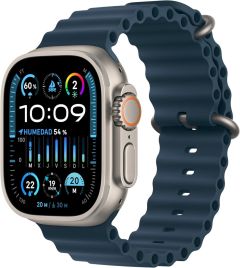 APPLE Watch Ultra 2 Cellular - 49 mm Titanium Case with Blue Ocean Band - A-Grade
