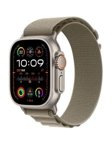 APPLE Watch Ultra 2 Cellular - 49 mm Titanium Case with Olive Alpine Loop, Large - A-Grade