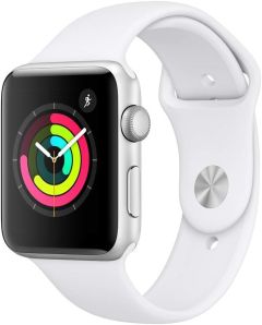 APPLE Watch Series 3 - Silver with White Sports Band, 42 mm - MTF32B/A - A-Grade