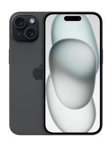 Apple iPhone 15 128GB Black Sim Free / Unlocked Mobile Phone - MTP03ZD/A