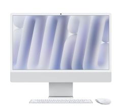 APPLE iMac 4.5K 24" (2024) - M4, 256 GB SSD, Silver - MWUC3B/A - A-Grade