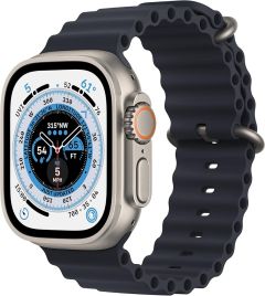 APPLE Watch Ultra 2 Cellular - 49 mm Natural Titanium Case with Navy Ocean Band - A-Grade