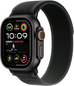 APPLE Watch Ultra 2 Cellular - 49 mm Black Titanium Case with Black Trail Loop, M/L - A-Grade