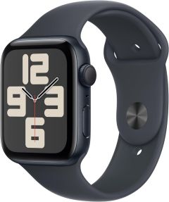 APPLE Watch SE - 44 mm 2nd Gen Midnight Aluminium Case with Midnight Sport Band, M/L - A-Grade