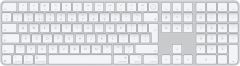 Magic Keyboard with Touch ID and Numeric Keypad for Mac models with Apple silicon (USB‑C) - British English - White Keys - MXK73B/A - A-Grade