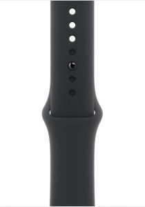 Official Apple 46mm Black Sport Band - M/L  MXM43ZM/A - A-Grade