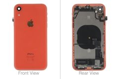 Official Apple iPhone XR Coral Rear / Battery Cover (OEM Pulled) - B-Grade